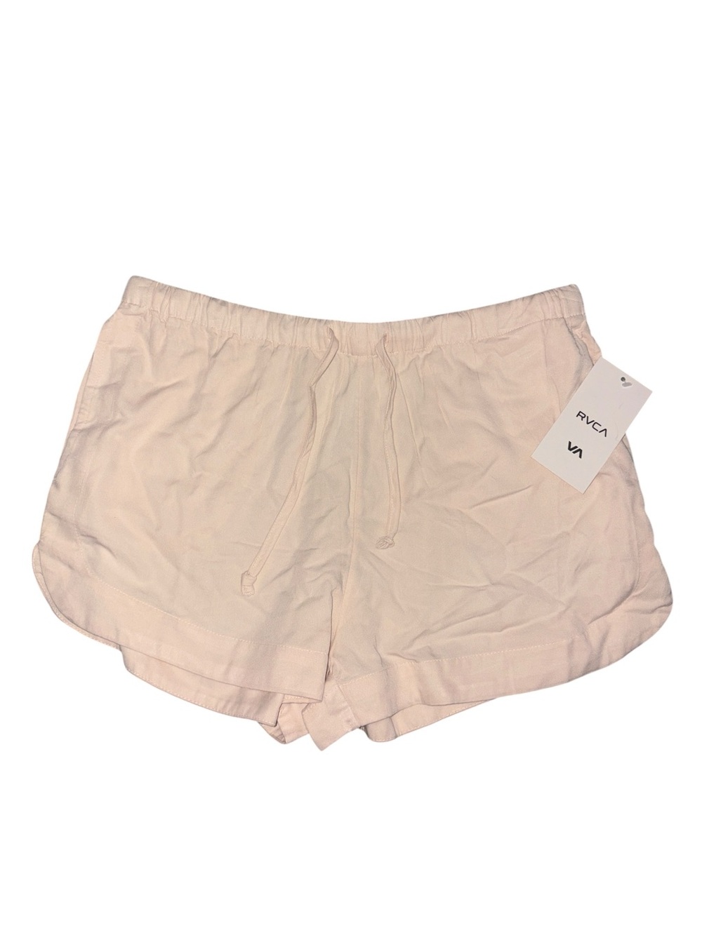 RVCA Women's Cream Athletic Drawcord Shorts
